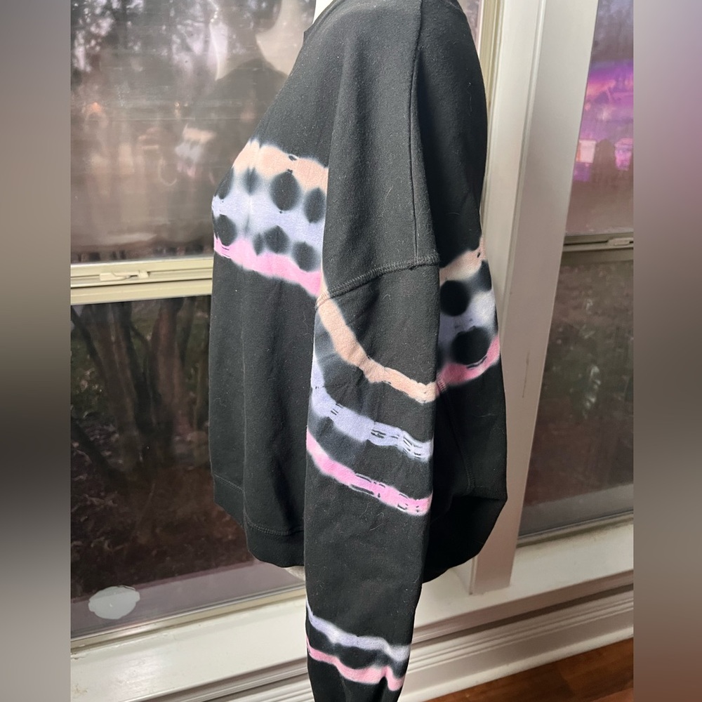 Electric Rose Athleisure Soft Knit Cozy Top Slouchy Size S Boho Retro Casual - Picture 4 of 8